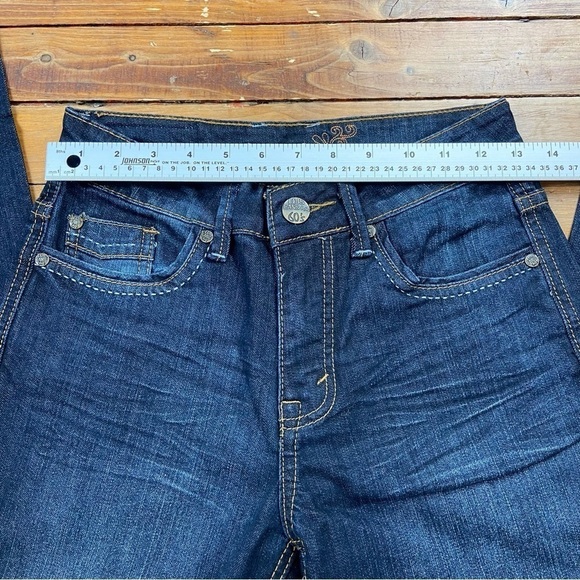 Loïs Julianne 2 jeans bundle bootcut straight blue 60’s style high rise 26 stret - Picture 12 of 16